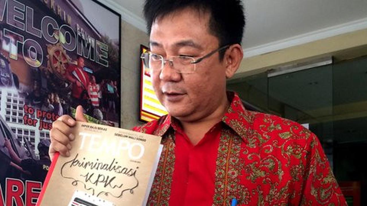 Cawalkot dari PDIP laporkan Pemred majalah Tempo ke Bareskrim