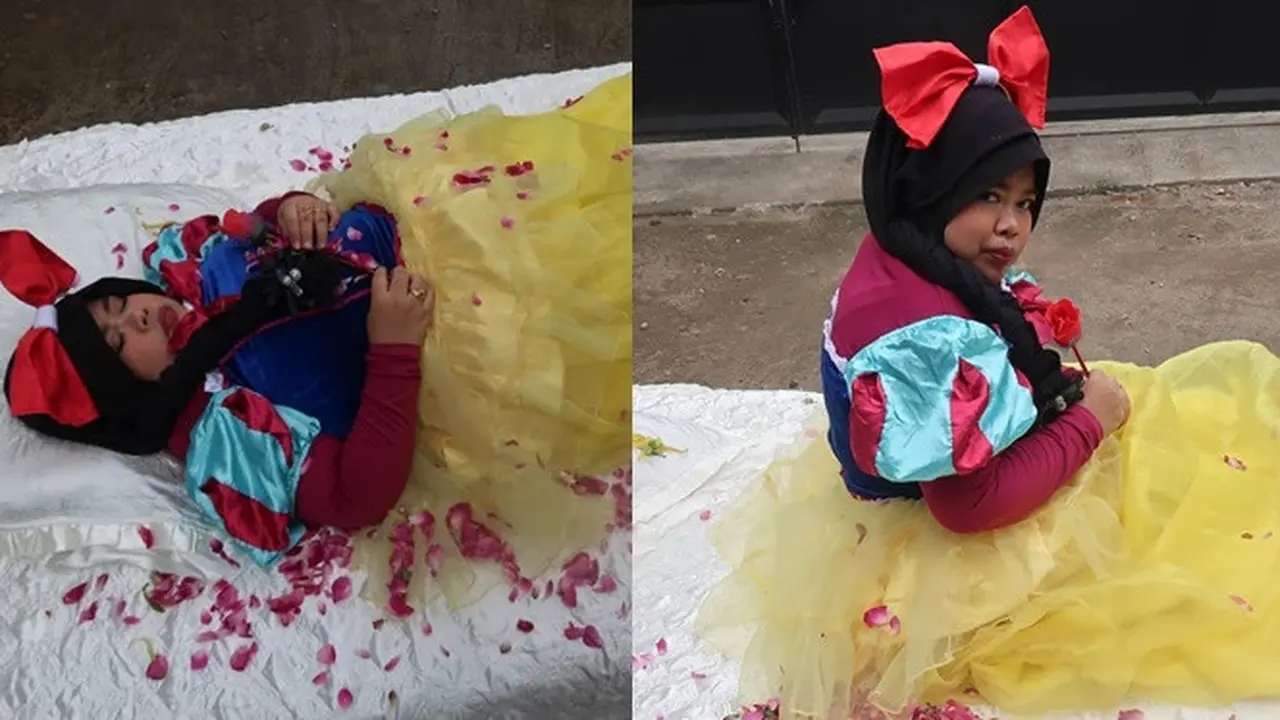 7 Potret Kekeyi Cosplay Jadi Sleeping Beauty Ini Curi Perhatian