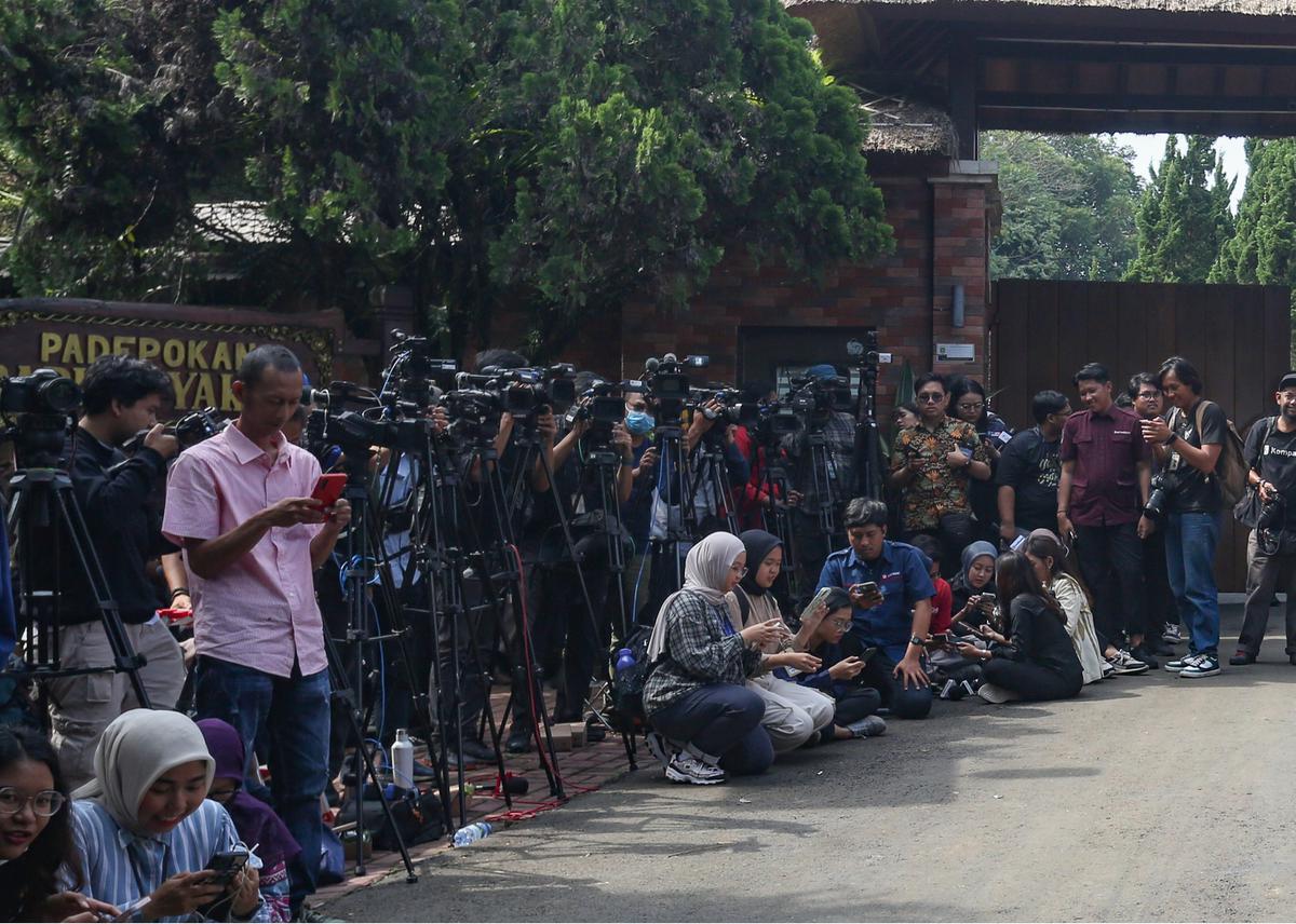 Calon menteri Prabowo tiba di Hambalang