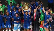 Chelsea resmi menyandang status juara Piala Dunia Antarklub untuk kedua kalinya. (TIMOTHY A. CLARY/AFP)