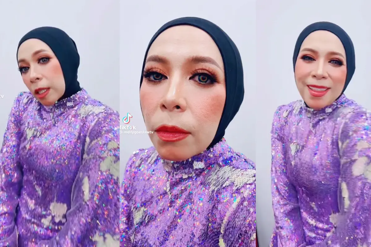 Melly Goeslaw Disebut Mirip Aming oleh Netizen