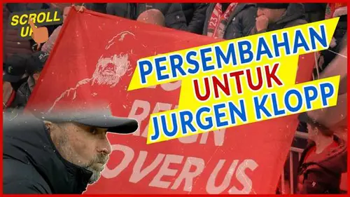 VIDEO: Sedih Banget! Fans Liverpool Nyanyikan Lagu You'll Never Walk Alone untuk Jurgen Klopp