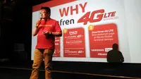 Derrick Surya, VP Brand and Marketing Communication PT Smartfren Telecom. Liputan6.com/Agustinus Mario Damar