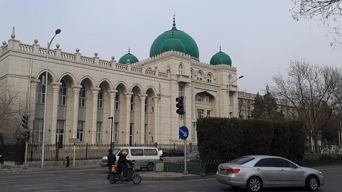 Gedung Asosiasi Islam China di Jalan Nanhengxije, Distrik Xicheng, Beijing (Rizki Akbar Hasan / Liputan6.com)