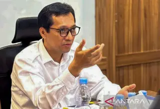 Direktur Jenderal Pelayanan dan Kepatuhan HAM Kemenham Munafrizal Manan (Antara)