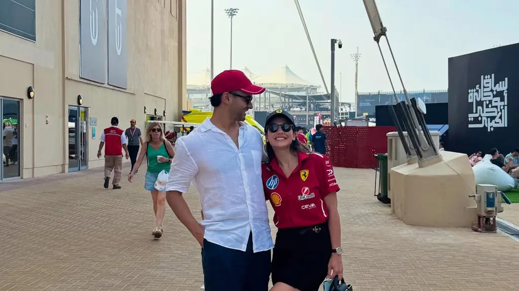 Kompak Banget! Gaya Pevita Pearce dan Suami Saat Nonton F1 Abu Dhabi Langsung Jadi Perbincangan. [@pevpearce].