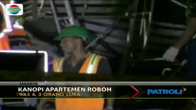 Kanopi Apartemen Pakubuwono Spring Ambruk, 3 Pekerja Proyek Tewas