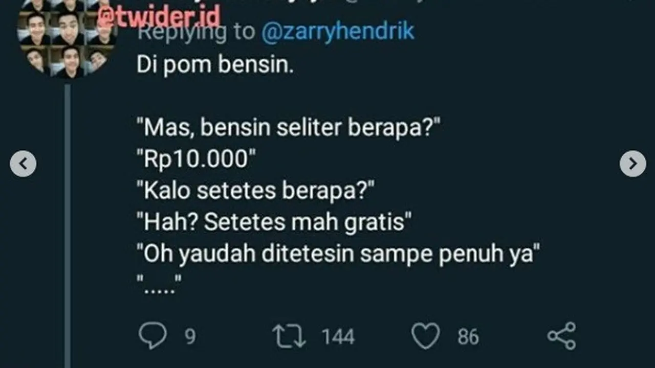 cuitan seberapa miskin lo (foto: twitter/@twider.id)