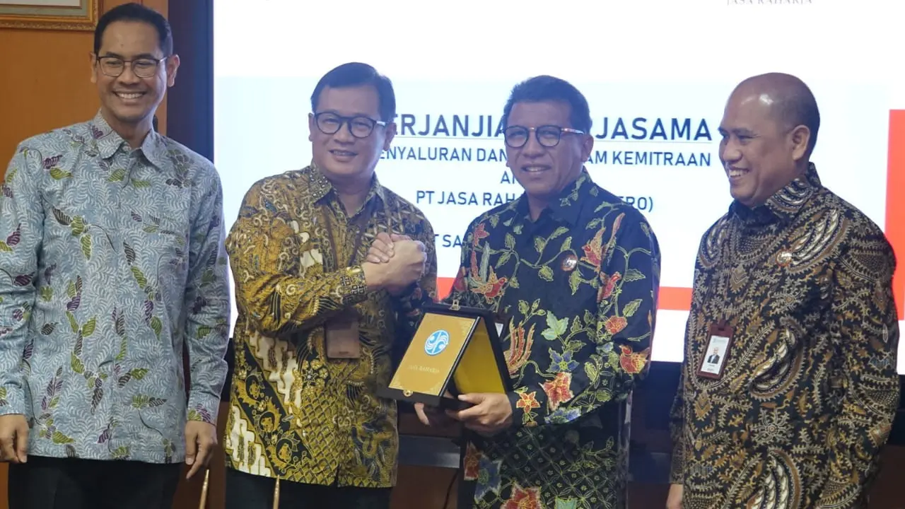 Dukung UMKM Tangguh dan Mandiri, Jasa Raharja Teken MoU Penyaluran Dana Program Kemitraan