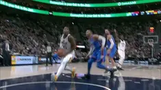 Berita video game recap NBA 2017-2018 antara Oklahoma City Thunder melawan Utah Jazz dengan skor 103-89.