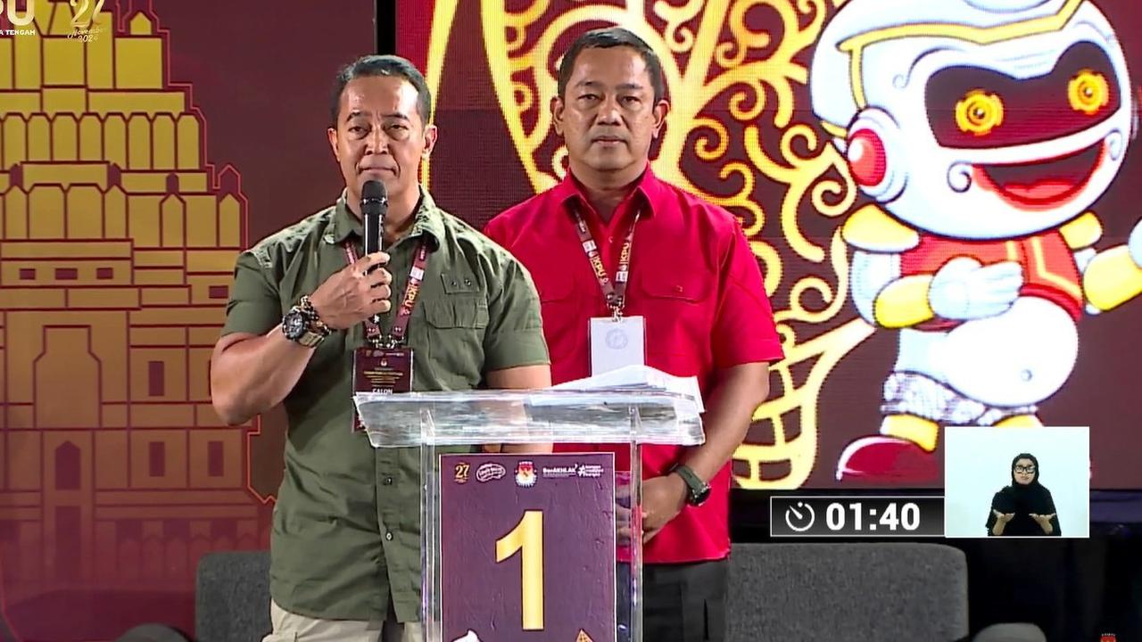 Mengintip di Balik Layar Hetty Semangati Eks Panglima TNI Andika 'Rambo' Sebelum Debat Jateng