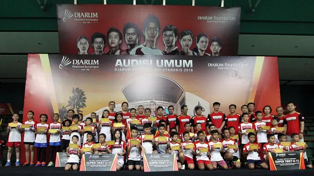 Peraih Super Tiket dan Super Tiket Tambahan di Audisi Umum Djarum region Kudus