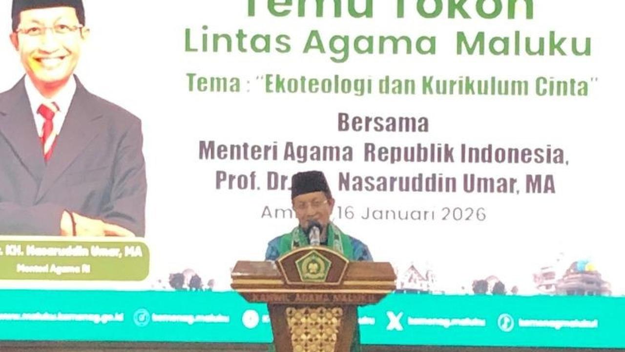 Menteri Agama Ajak Perkuat Toleransi Antarumat Beragama di Maluku, Tekankan Persamaan