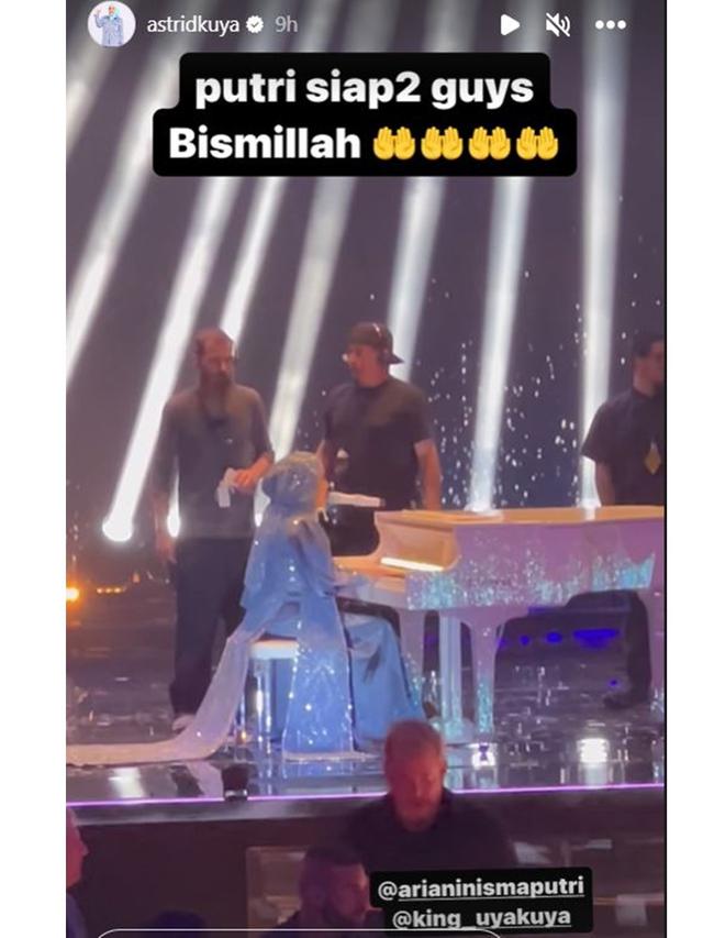 7 Potret Uya Kuya Nonton Putri Ariani di Final AGT, Merinding Pas Dengar Langsung