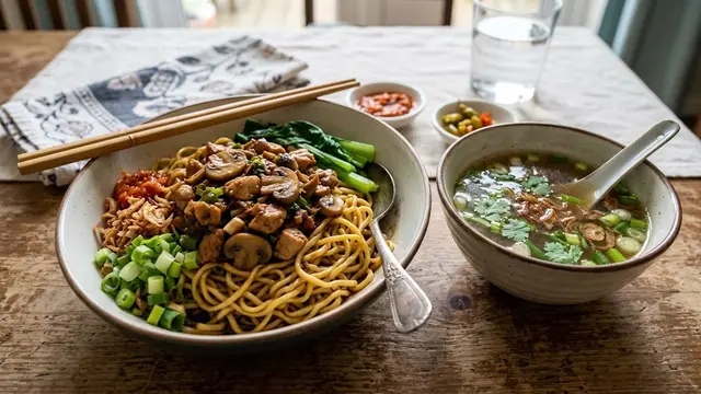 Resep Mie Ayam Jamur Rumahan yang Gurih ala Pedagang