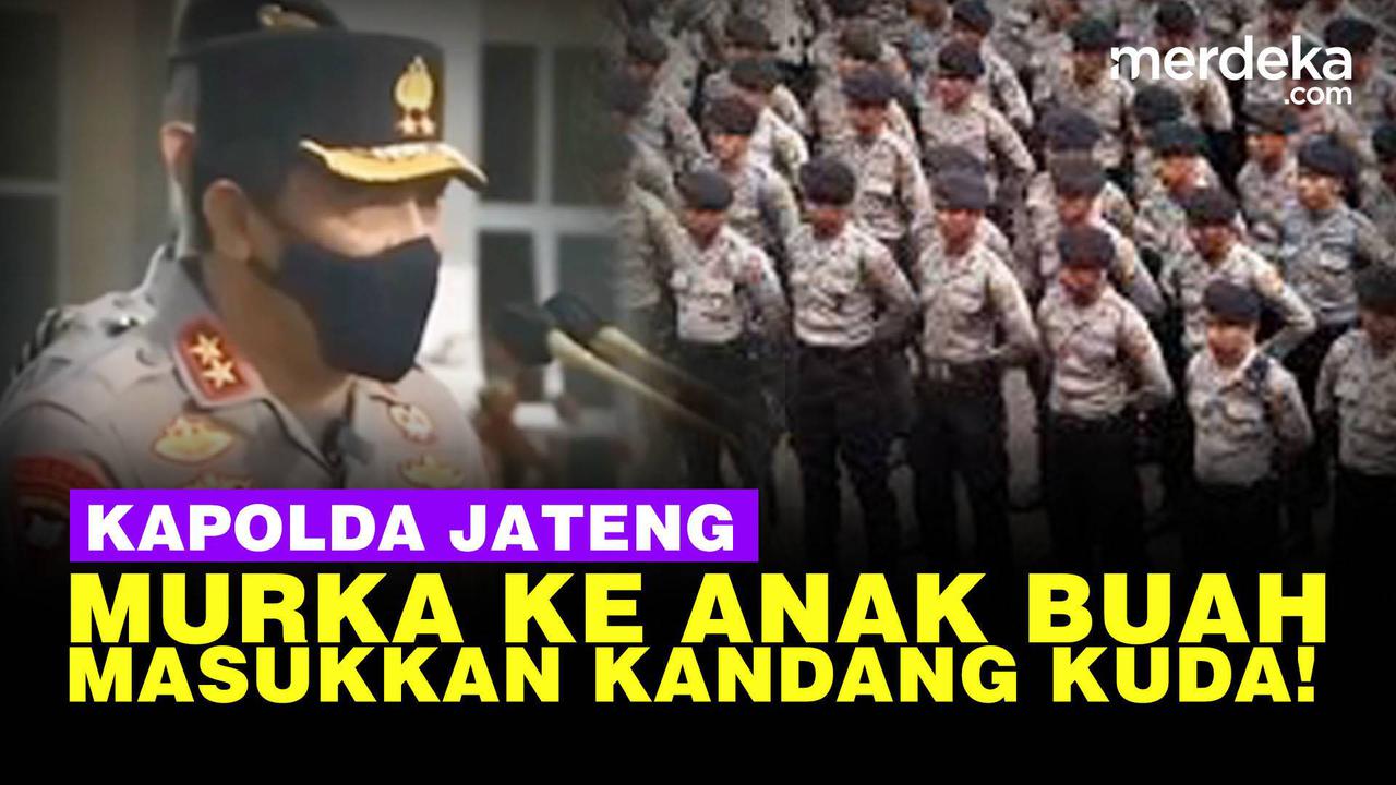 VIDEO: Murka Jenderal ke Anak Buah Jadi Calo Masuk Polisi, Masukan Kandang Kuda!
