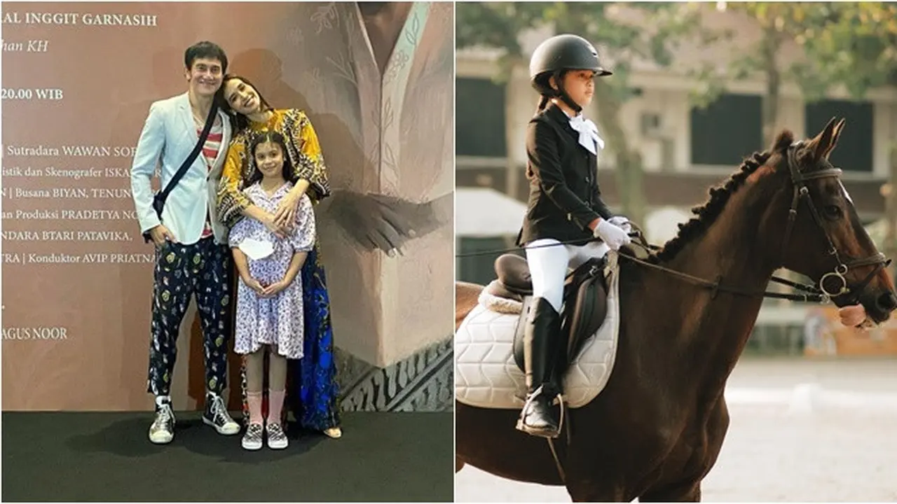 6 Potret Jizzy Pearl Anak Vino G Bastian dan Marsha Timothy, Jadi Atlet Berkuda