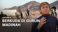 Berkuda jadi salah satu aktivitas yang bisa dijumpai saat mengunjungi gurun pasir Madinah. Bukan sekadar wisata, menunggang kuda juga jadi cara mengenal lebih dekat olahraga yang digemari Rasulullah.