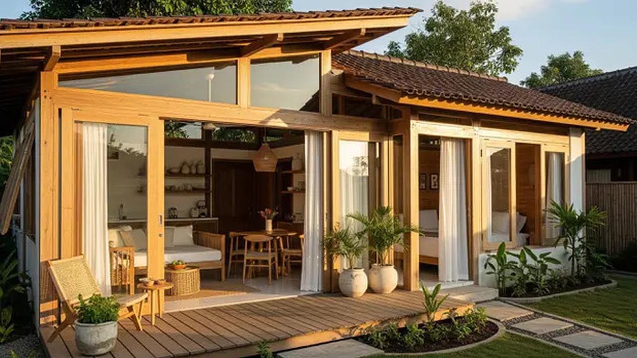 8 Inspirasi Rumah Kecil Bergaya Modern yang Tetap Asri dan Hemat Biaya di Kampung