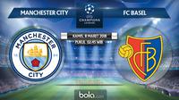 Liga Champions_Manchester City Vs FC Basel (Bola.com/Adreanus Titus)