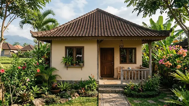 Warna Cat Dinding untuk Rumah Kecil (Foto: Gemini AI)
