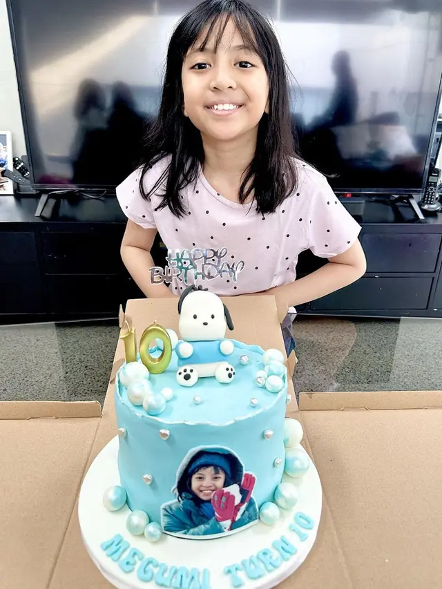 Potret Ulang Tahun ke-10 Megumi Anak Desta dan Natasha Rizky, Dirayakan Kedua Orang Tua yang Meski Sudah Pisah