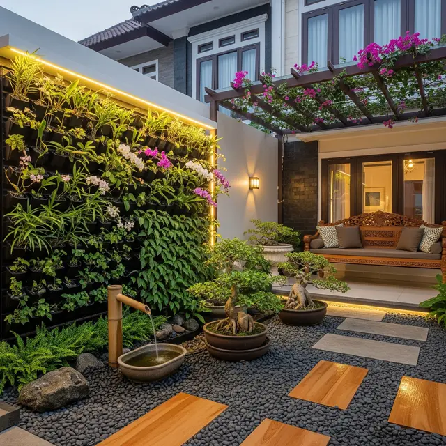 Cara Menata Halaman agar Tetap Menarik Tanpa Rumput.