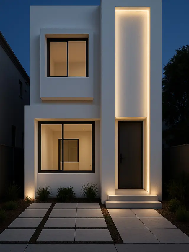 Desain Rumah Minimalis 6x12 Tampak Depan (Foto: ChatGPT)