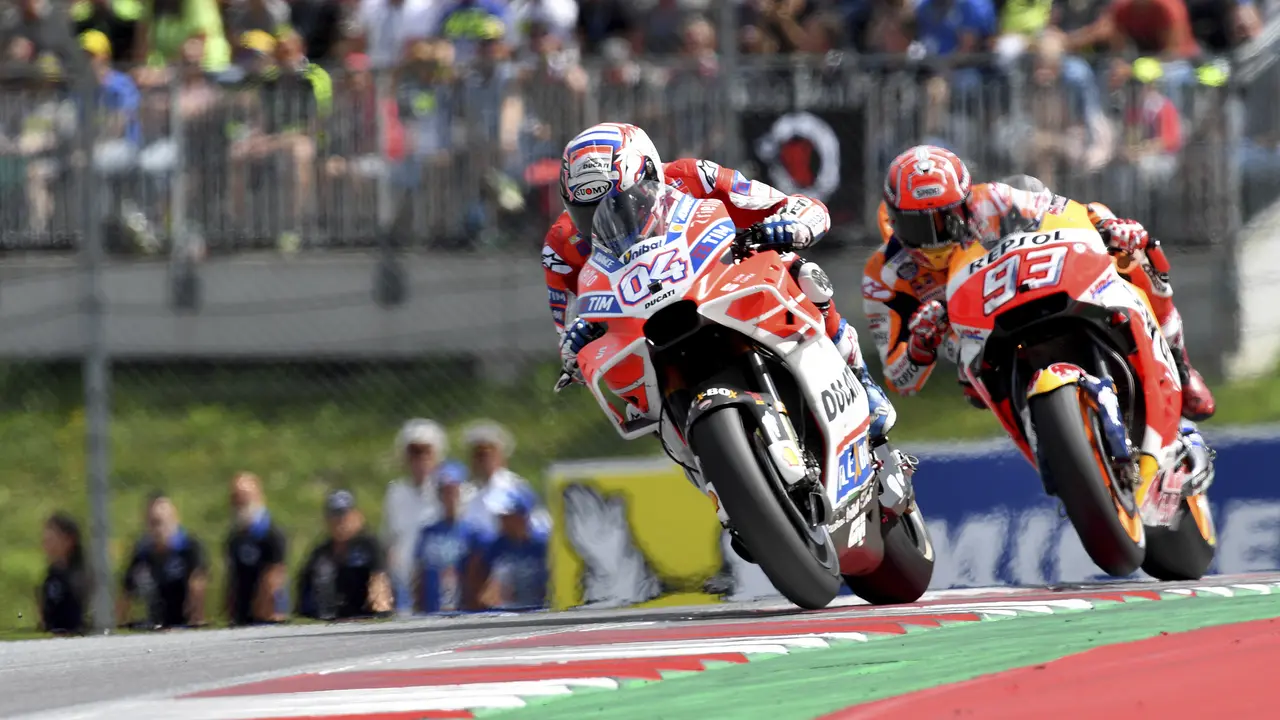 Andrea Dovizioso dan Marc Marquez