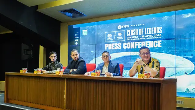 Jumpa pers Clash of Legends di GBK