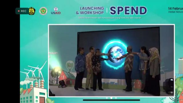 Sekretariat Jenderal Dewan Energi Nasional (DEN) meluncurkan platform Sistem Perencanaan dan Pemantauan Energi Nasional dan Daerah (SPEND)