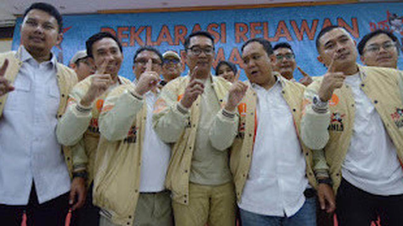 Kompak Didukung Relawan Prabowo, Ridwan Kamil Harap Kemenangan di Pilpres Terulang di Pilkada Jakarta