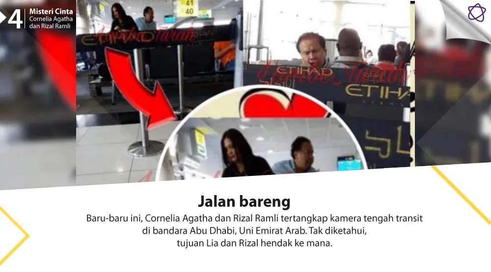 Misteri Cinta Cornelia Agatha dan Rizal Ramli. (Foto: Instagram/lambeturah, Desain: Nurman Abdul Hakim/Bintang.com)