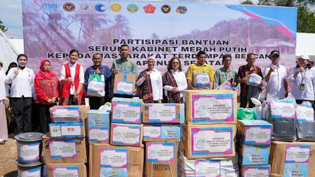 Seruni KMP Salurkan Bantuan Kemanusiaan untuk Korban Bencana Tapanuli Selatan, Sampaikan Pesan dari Selvi Ananda