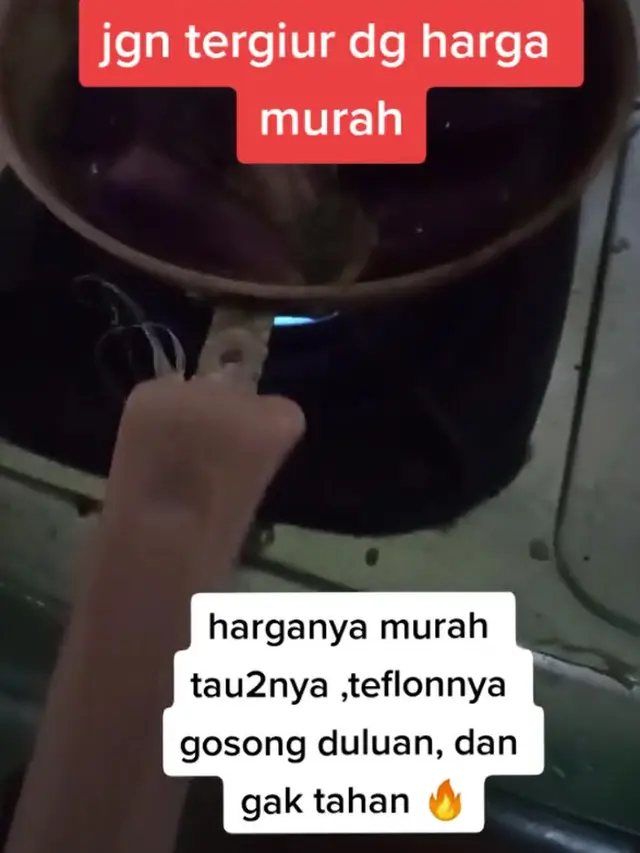 Teflon Meleleh