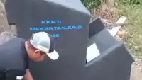 Duduk Perkara Tungku Sampah Karya Mahasiswa KKN Dibongkar Warga