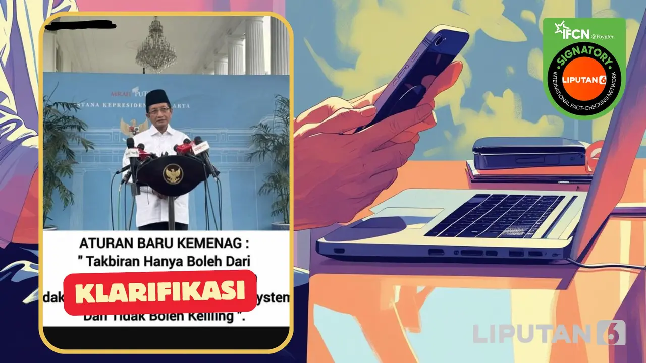 Cek fakta Klarifikasi Kemenag membatasi takbiran tahun 2026