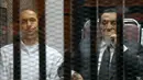 Vonis hukuman selama 3 tahun dijatuhkan hakim setelah Mubarak dianggap bersalah dalam kasus korupsi, Rabu (21/05/2014) (REUTERS/Stringer).