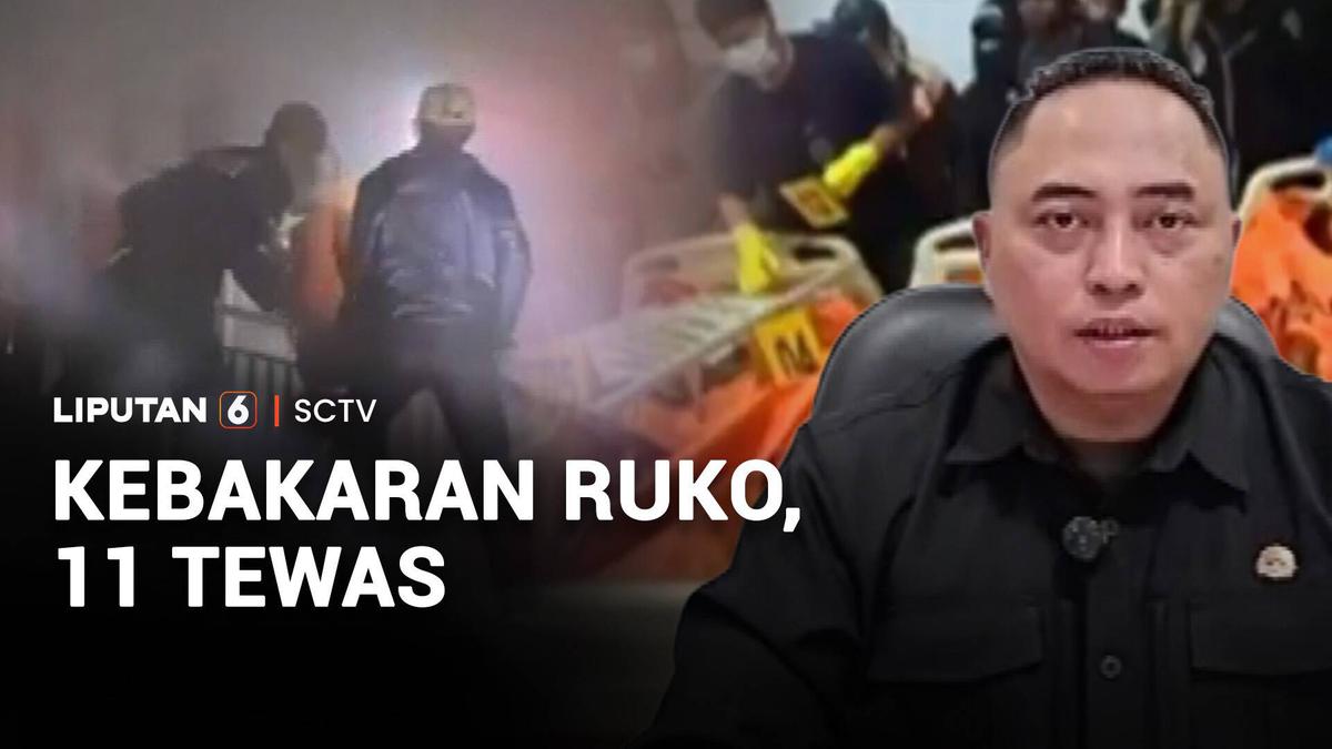 Sebelas Orang Meninggal Dunia Akibat Empat Ruko Terbakar