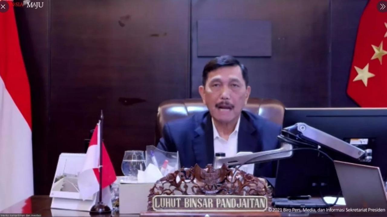 Menteri Koordinator Bidang Kemaritiman dan Investasi (Menko Marves) Luhut Binsar Pandjaitan