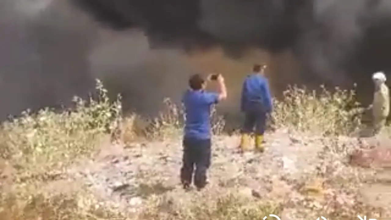 Kebakaran TPA Jatibarang