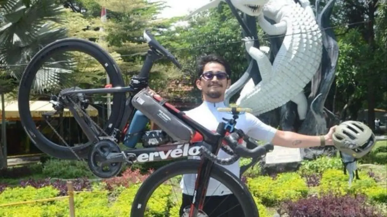 Potret Bio One Capai 100 KM Bersepeda (credit: https://www.instagram.com/bojvoyej/).