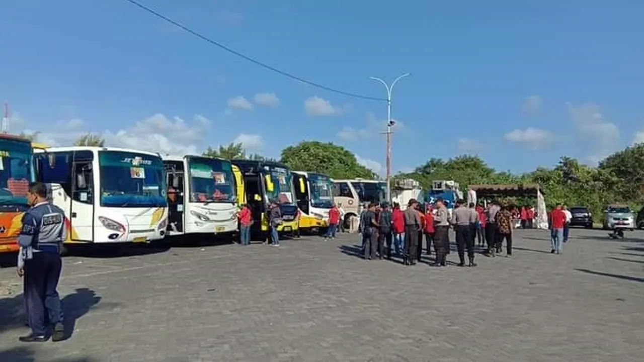 Illustrasi mudik geratis untuk warga Banyuwangi dari Denpasar Bali. (Istimewa)