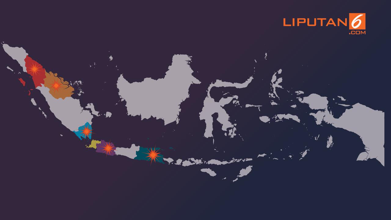 Banner penangkapan teroris dalam sepekan