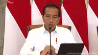 Presiden Joko Widodo atau Jokowi dalam konferensi pers Rancangan Undang-Undang Perlindungan Pekerja Rumah Tangga (RUU PPRT) dalam YouTube Sekretariat Presiden, Rabu (18/1/2023).
