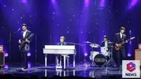 CNBLUE bersinar di atas panggung membawakan karya terbarunya dalam acara musik di Korea Selatan.
