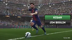 Berita video kisah sedih komentar gim video sepak bola PES (Pro Evolution Soccer) bernama Jim Beglin.