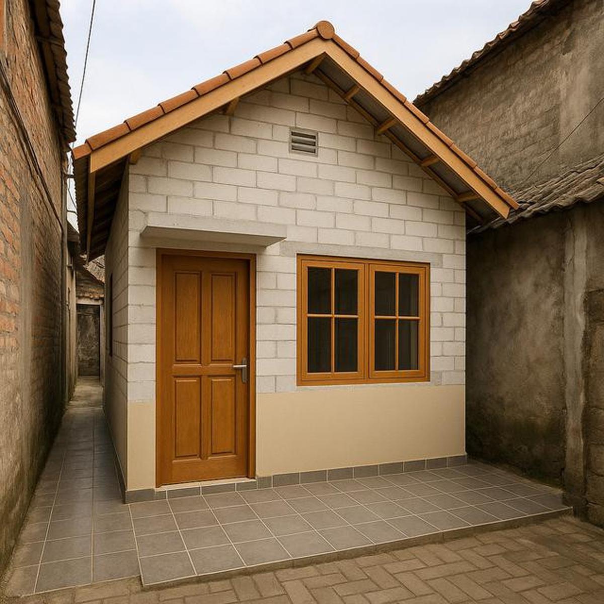 9 Trik Bangun Rumah Rp100 Juta di Gang Sempit agar Terlihat Luas