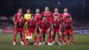<p>Starting XI Timnas Indonesia berfoto sebelum dimulainya laga matchday kedua Grup F putaran kedua Kualifikasi Piala Dunia 2026 Zona Asia menghadapi Filipina di Rizal Memorial Stadium, Manila, Selasa (21/11/2023) malam WIB. (Dok. PSSI)</p>