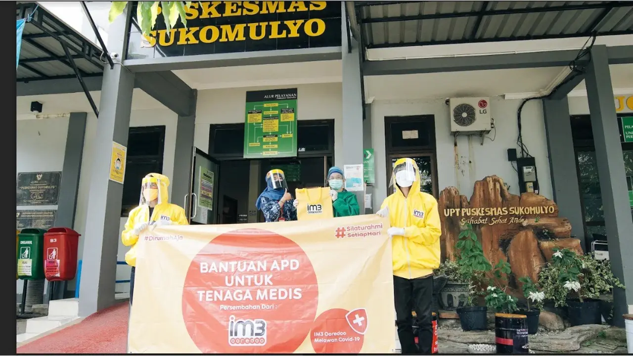 Indosat Ooredoo Salurkan Bantuan untuk Lawan Pandemi Covid-19